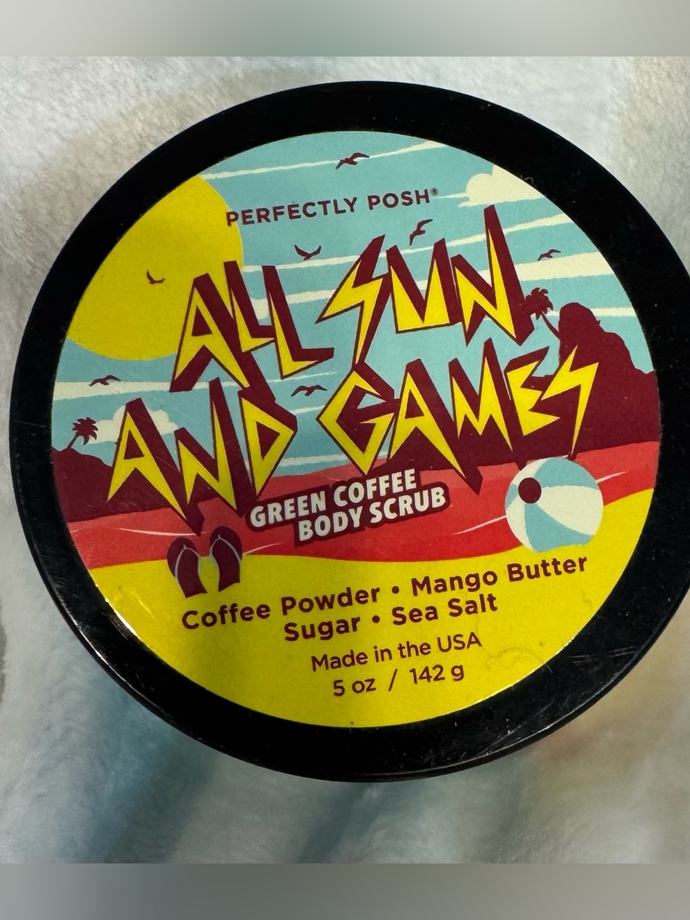 Perfectly Posh All Sun and Games Body Scrub - NWT